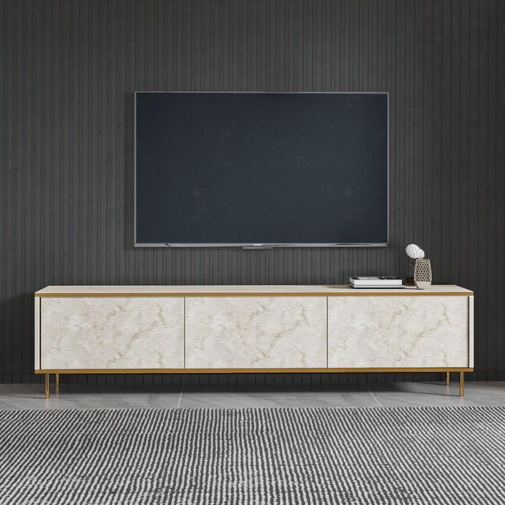 Hanah Home TV ormarić Imaj, 180x45.2x35 cm, krem