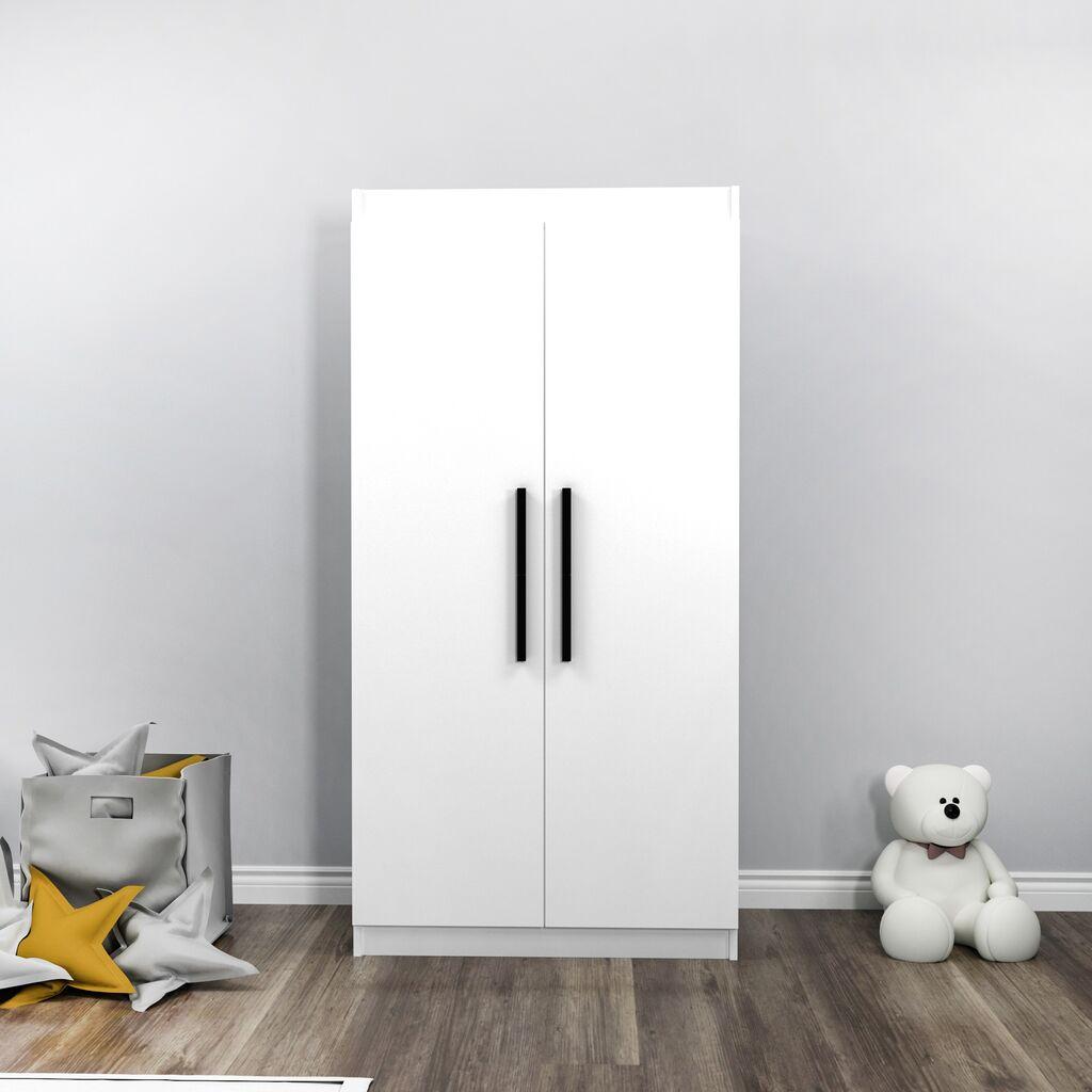 Hanah Home Garderober Akser, 90x180x45 cm, Bijela