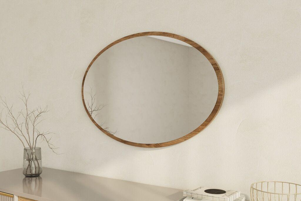 Hanah Home Mirror Beyo, smeđa