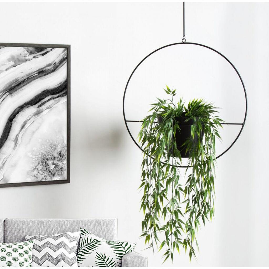 Aberto Design žardinjera SEH-4559, 25x25x25 cm, crna