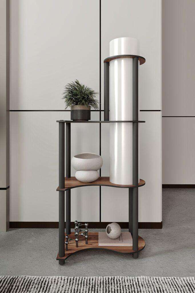 Opviq Podna lampa KS-11122, 17x120 cm, IP20, Crno-braon