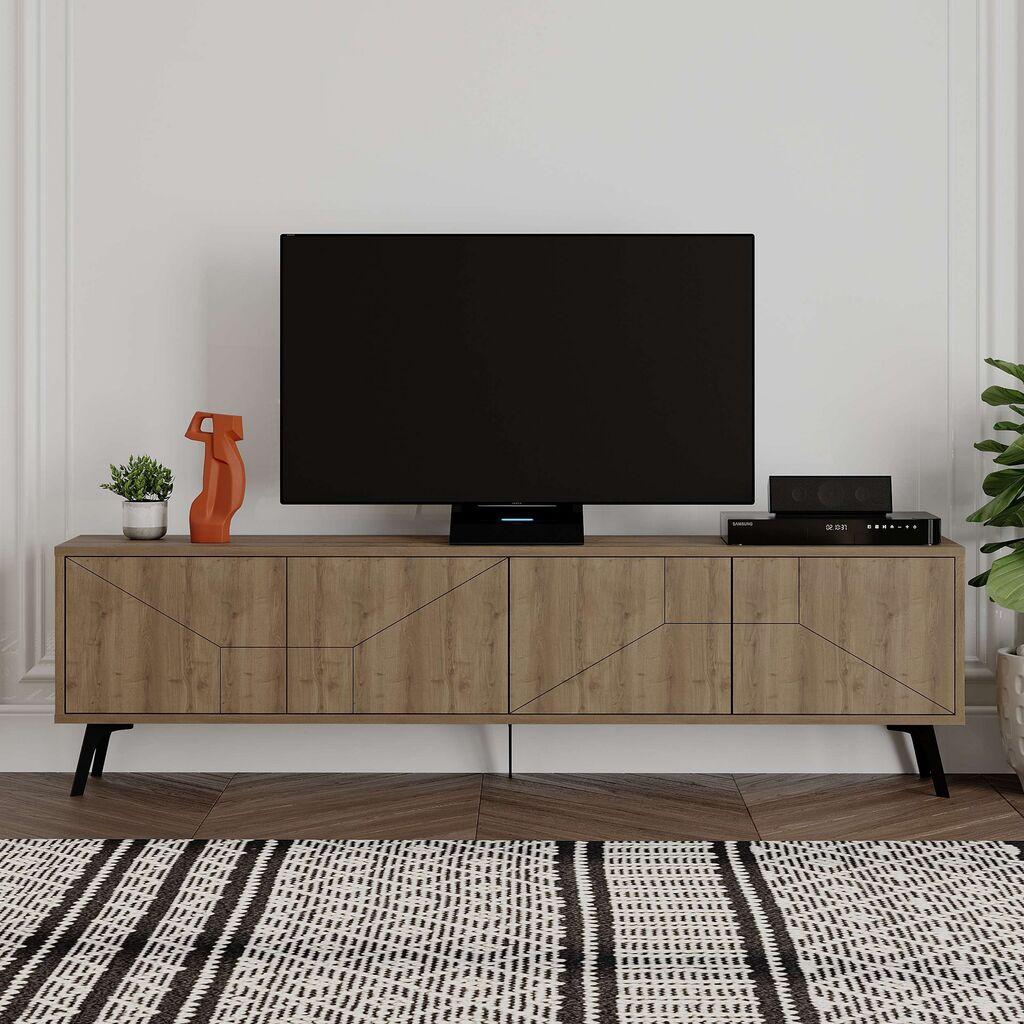 Hanah Home TV komoda Dune-Hitit, 180x50x29.6 cm, Smeđa