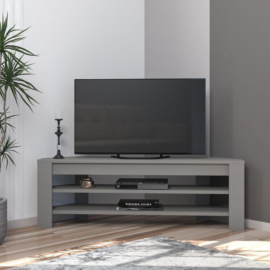 Hanah Home TV ormarić za ugao, 120x40x30 cm, siva