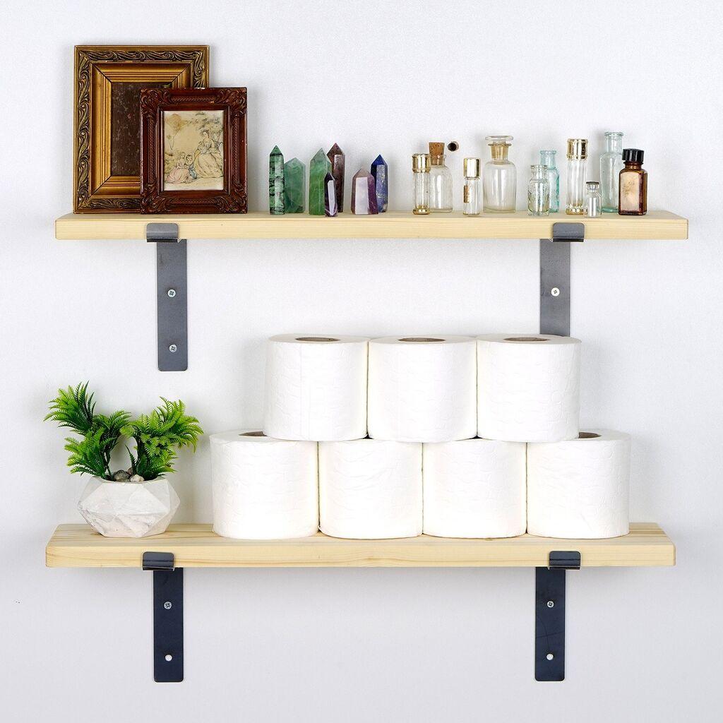 Hanah Home Shelf Lam001, Drvena, 60x16x14 cm, Boje hrasta