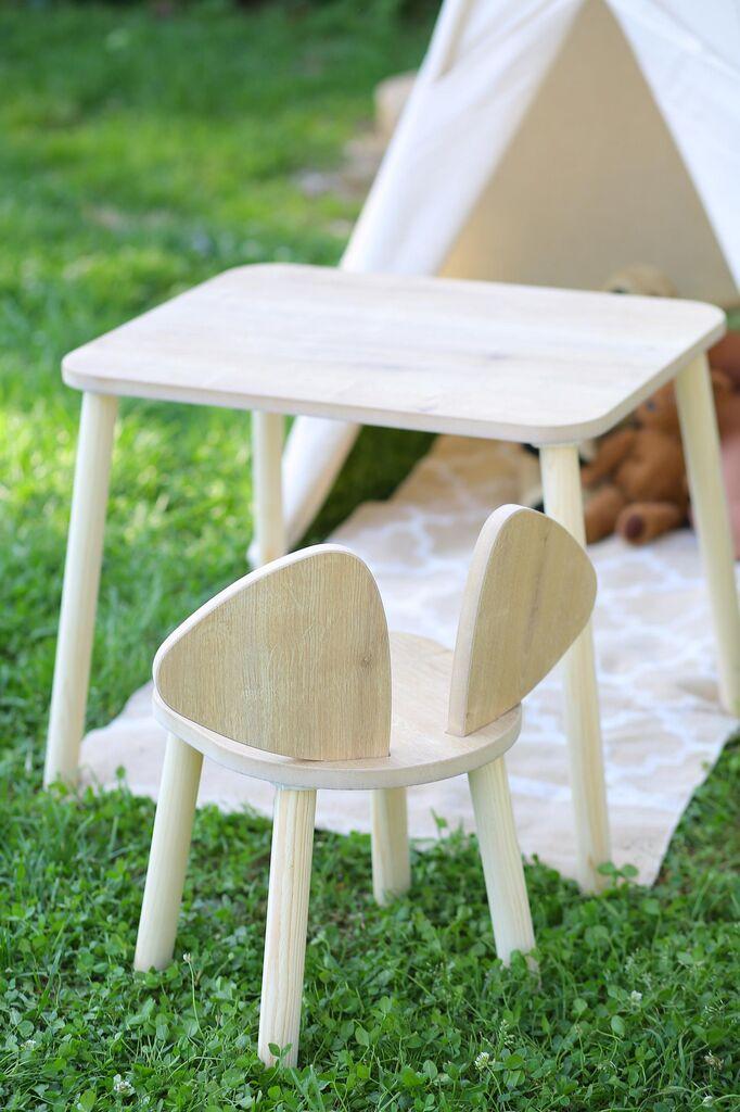 Hanah Home Dječija stolica Mickey, 30x25x30 cm, Smeđa