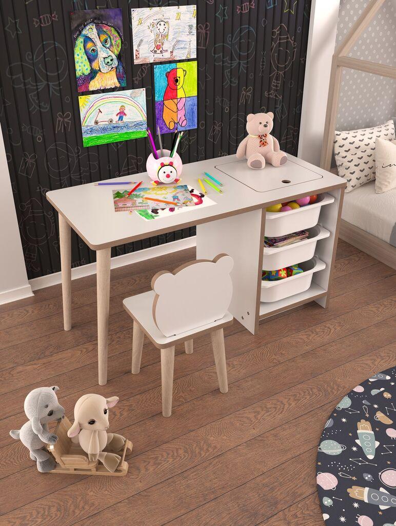 Hanah Home Set dječji stol i stolica Soho, bijela