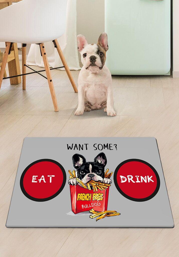 Conceptum Hypnose podloga za pse s pomfritom, 40x60, siva