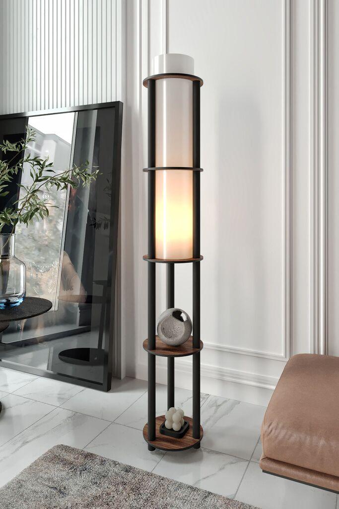 Opviq podna lampa KS-11123, 17x150 cm, IP20, crno-smeđa