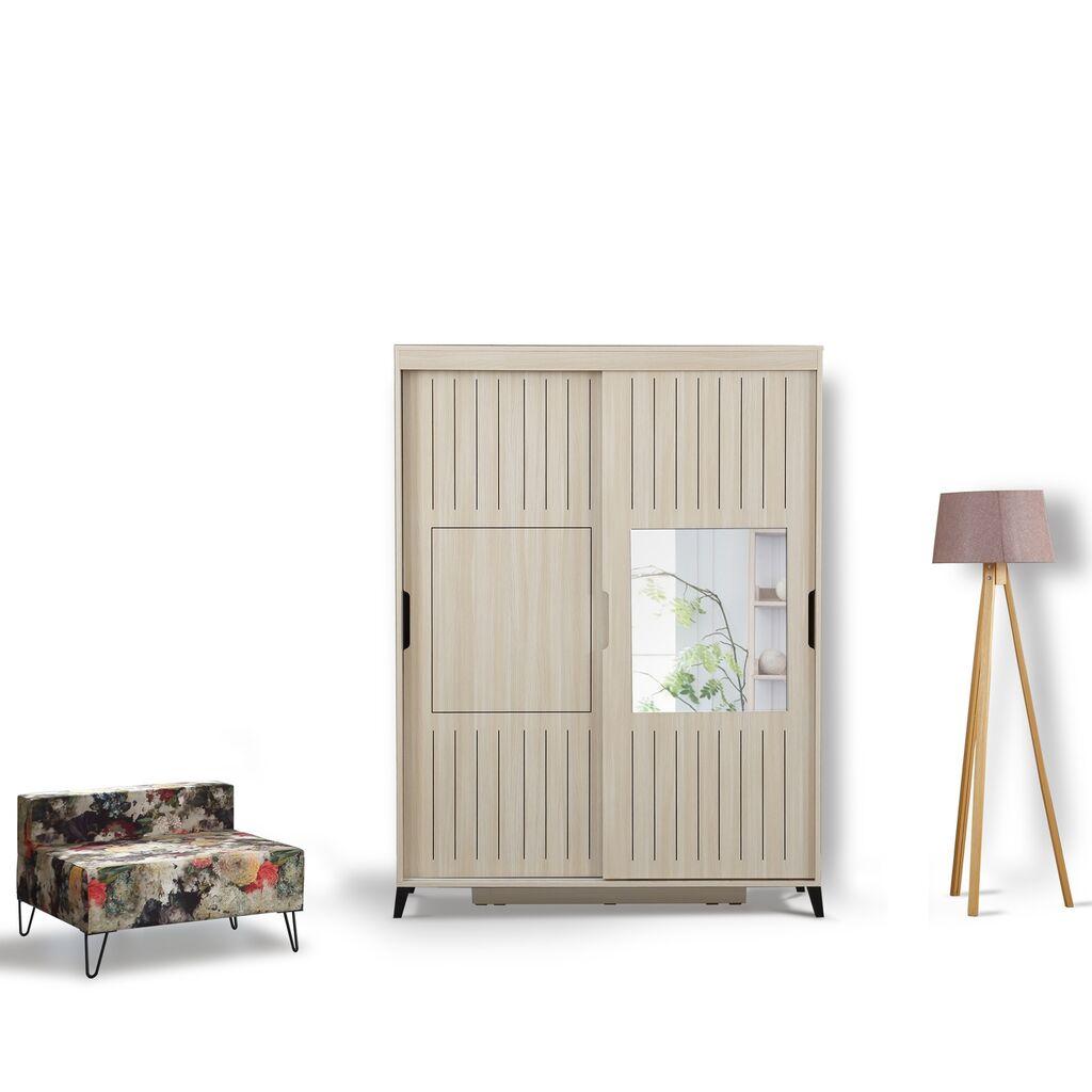 Hanah Home Garderober Pasific Home Fuga 130, 130x216x60 cm, Hrast