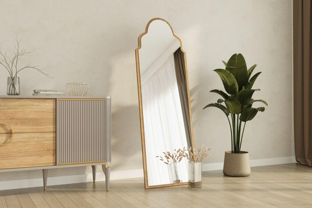 Hanah Home Mirror Sahmaran, smeđa