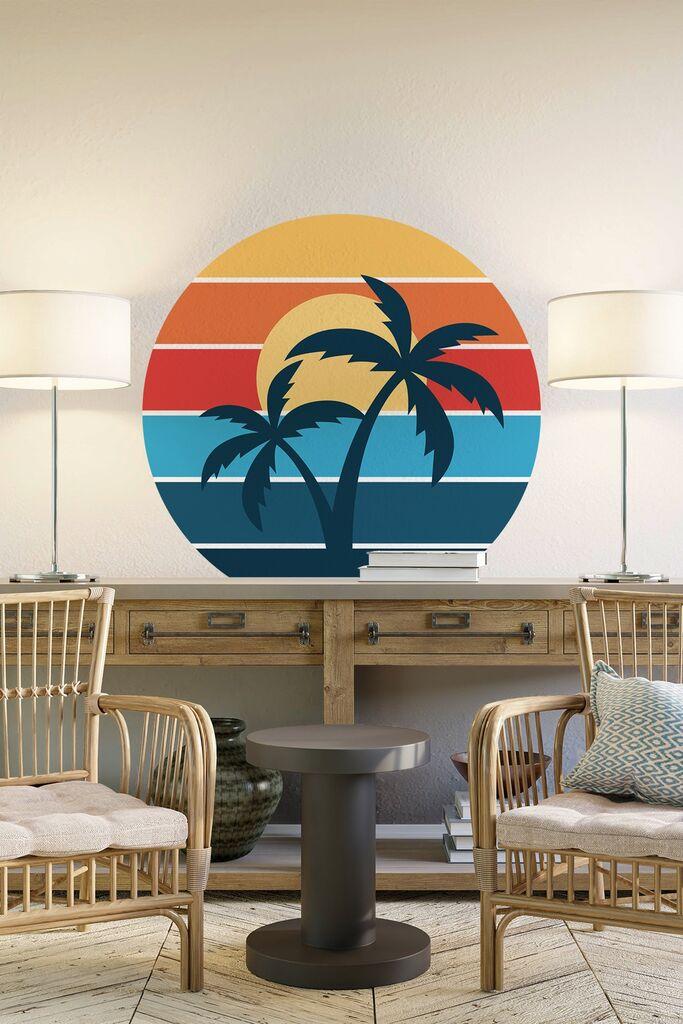 Wallity Naljepnica za zid ERSYSTCKR17, 78x78 cm, Šarena