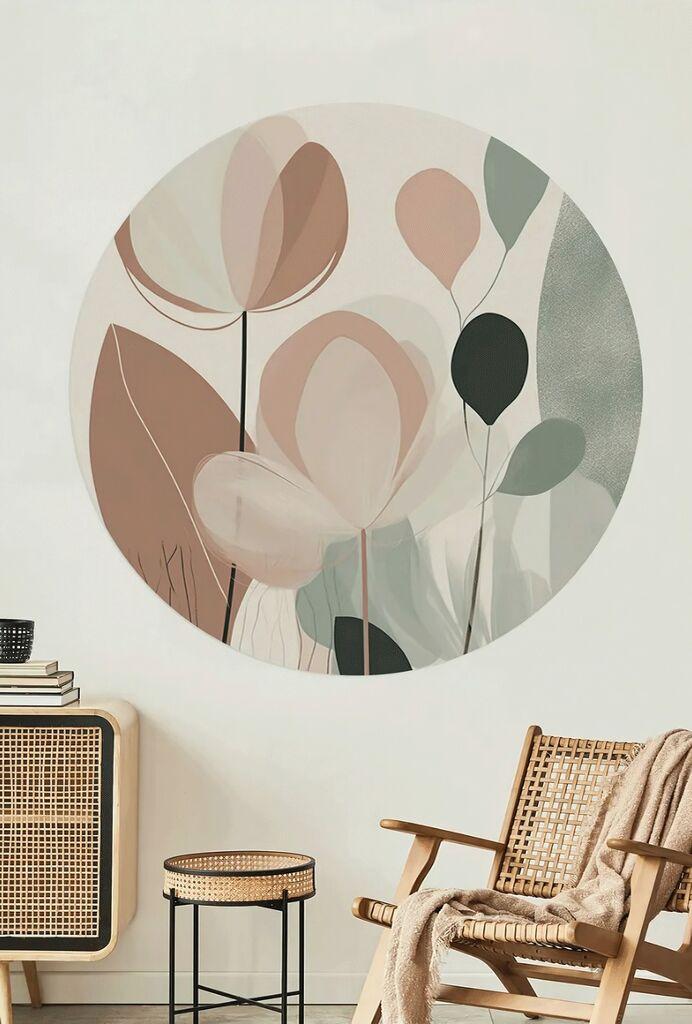 Wallity Naljepnica za zid ERSYSTCKR7, 78x78 cm, Šarena