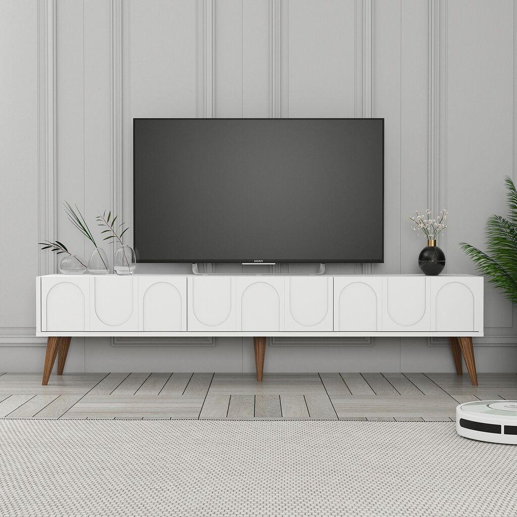 Hanah Home TV komoda Lyon 44, 180x44x35 cm, Bijela