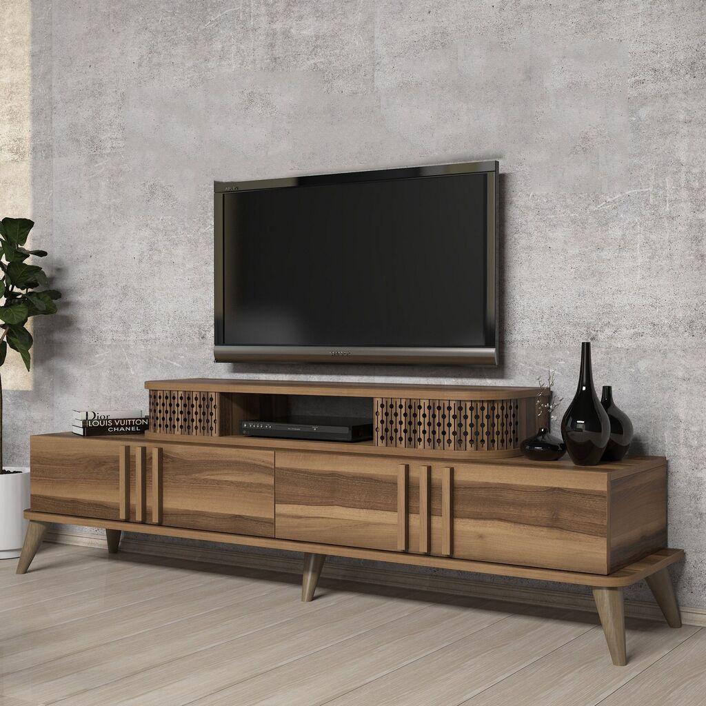 Hanah Home TV ormarić Eylul, 168x39x51 cm, Orah