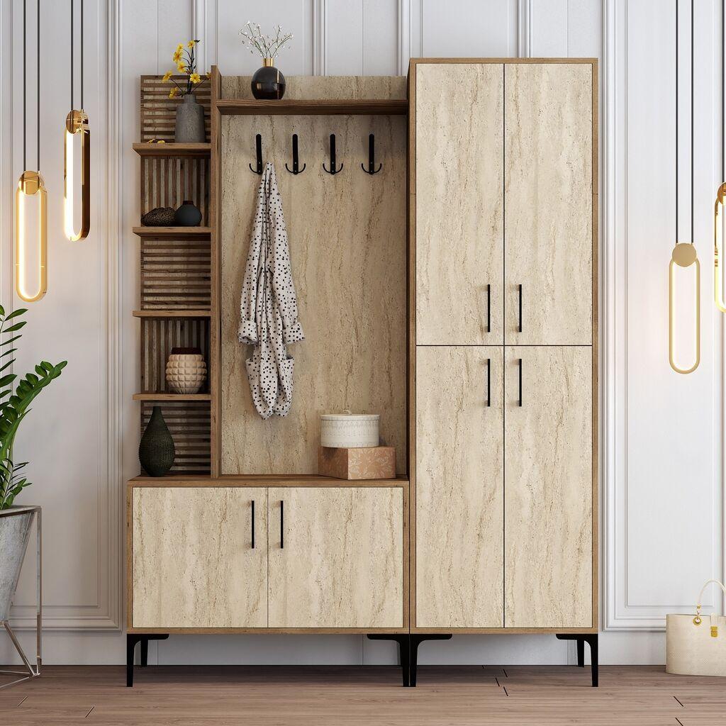 Hanah Home Set za hodnik Viyana Da, 150x35x200 cm, Orah