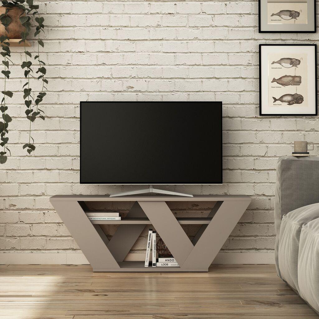 Hanah Kućni TV ormarić Pipralla, 110x40x30 cm, Moka