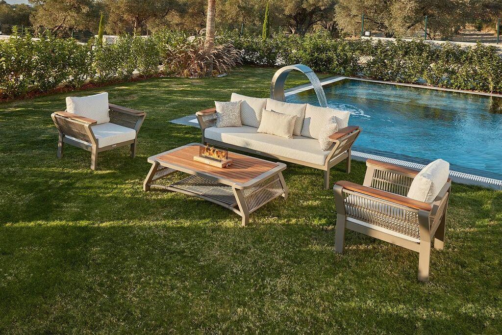 Hanah Home Set vrtnog nameštaja Vicenza, Bež