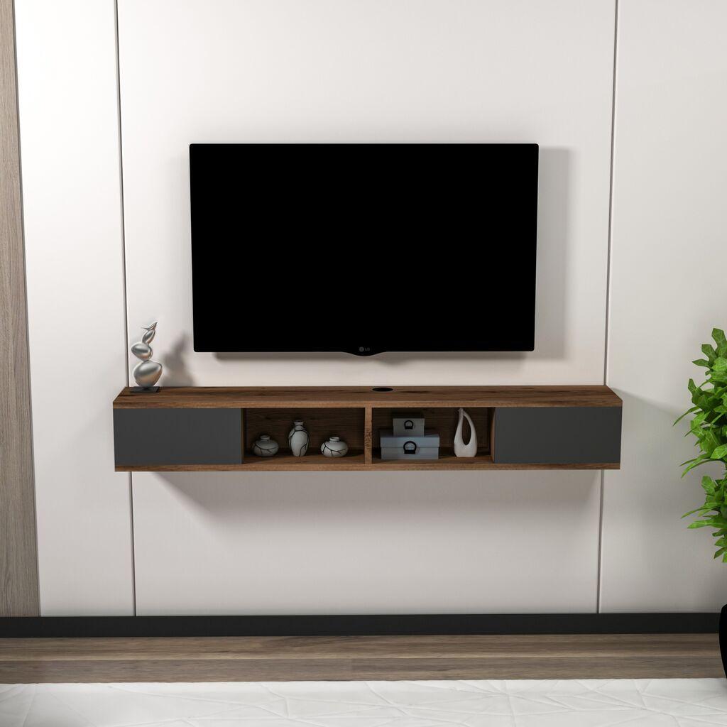 Hanah Home TV ormarić Mayer, 140x19,6x22 cm, Orah