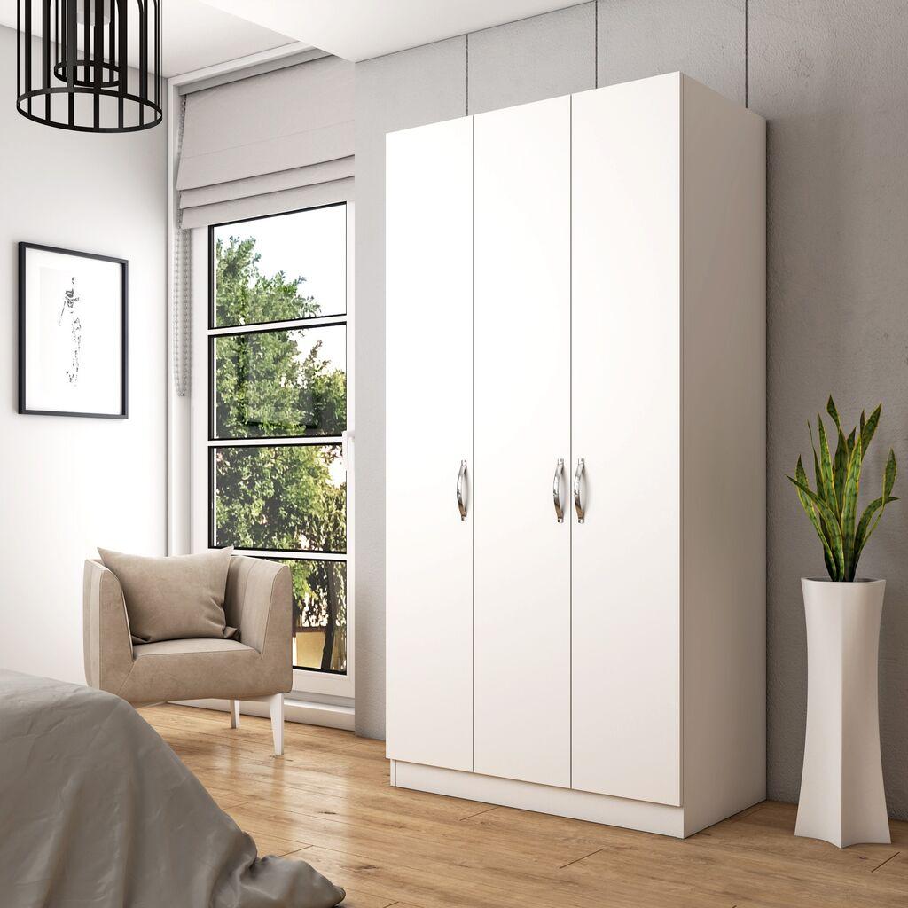 Hanah Home Ormar FRN-12023, 90x181x50 cm, Bijeli