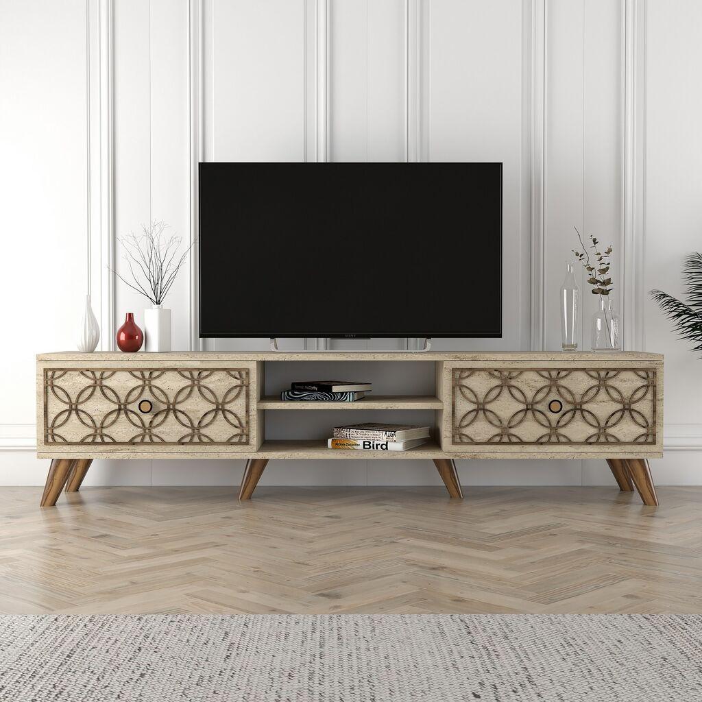 Hanah Home TV ormarić Class, 180x44x37 cm, krem