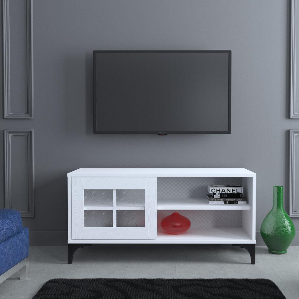 Hanah Home TV ormarić Revival 100, 100 cm x 54 x 42 cm, Bijela