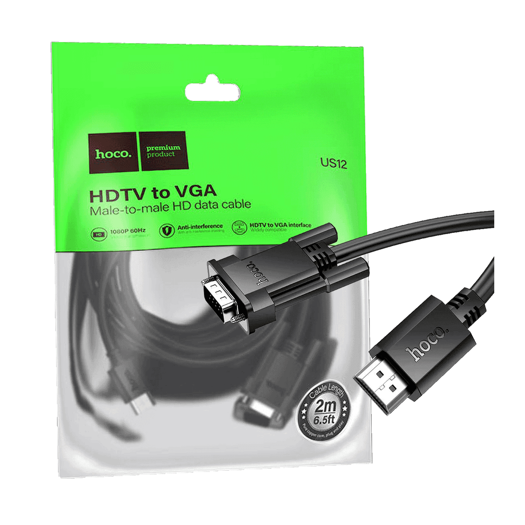 Hoco HDMI na VGA kabl, dužina 2 met.