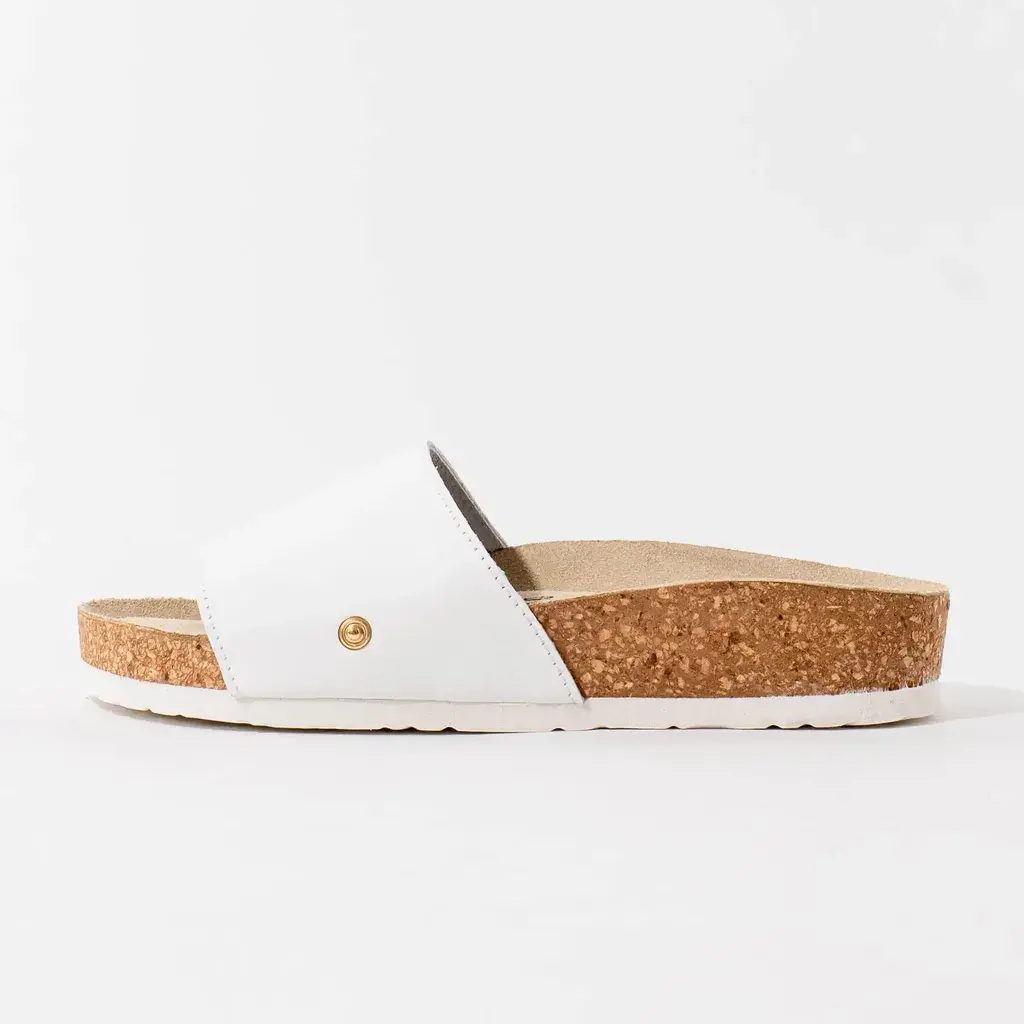 Obuća Vesna Ženske anatomske papuče Sienna, Bijele