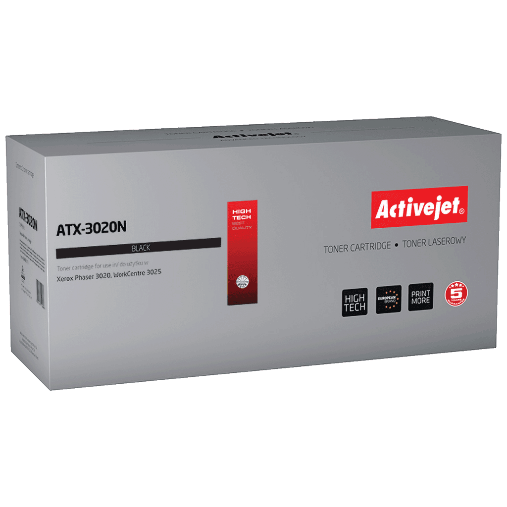 Activejet Toner za printer Xerox 3020, WorkCentre 3025, Crni
