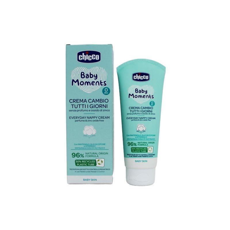 Chicco Krema za pelensko područje Baby Moments, 100 ml