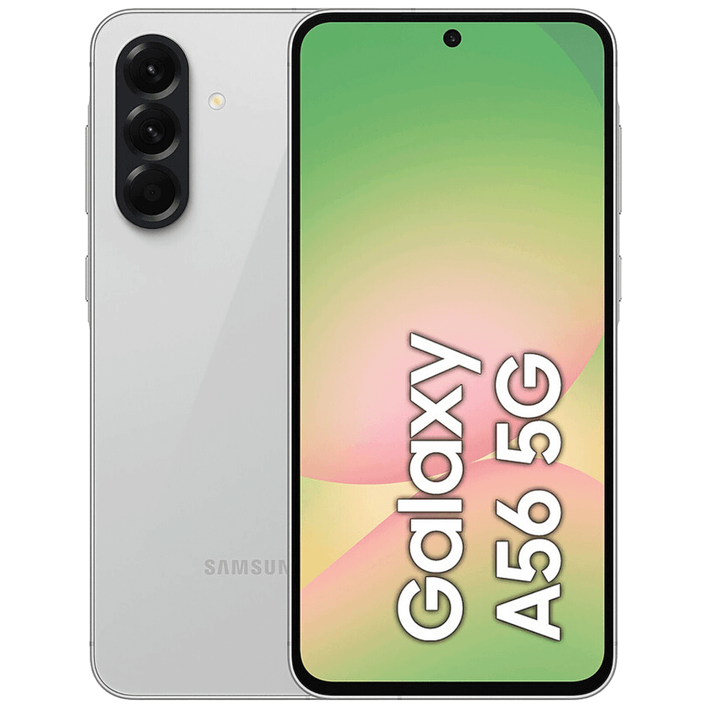 Samsung Pametni telefon 6.7", 5 G, Octa Core 2.9 GHz, RAM 8 GB, 50 Mpixel, Galaxy A56, Sivi