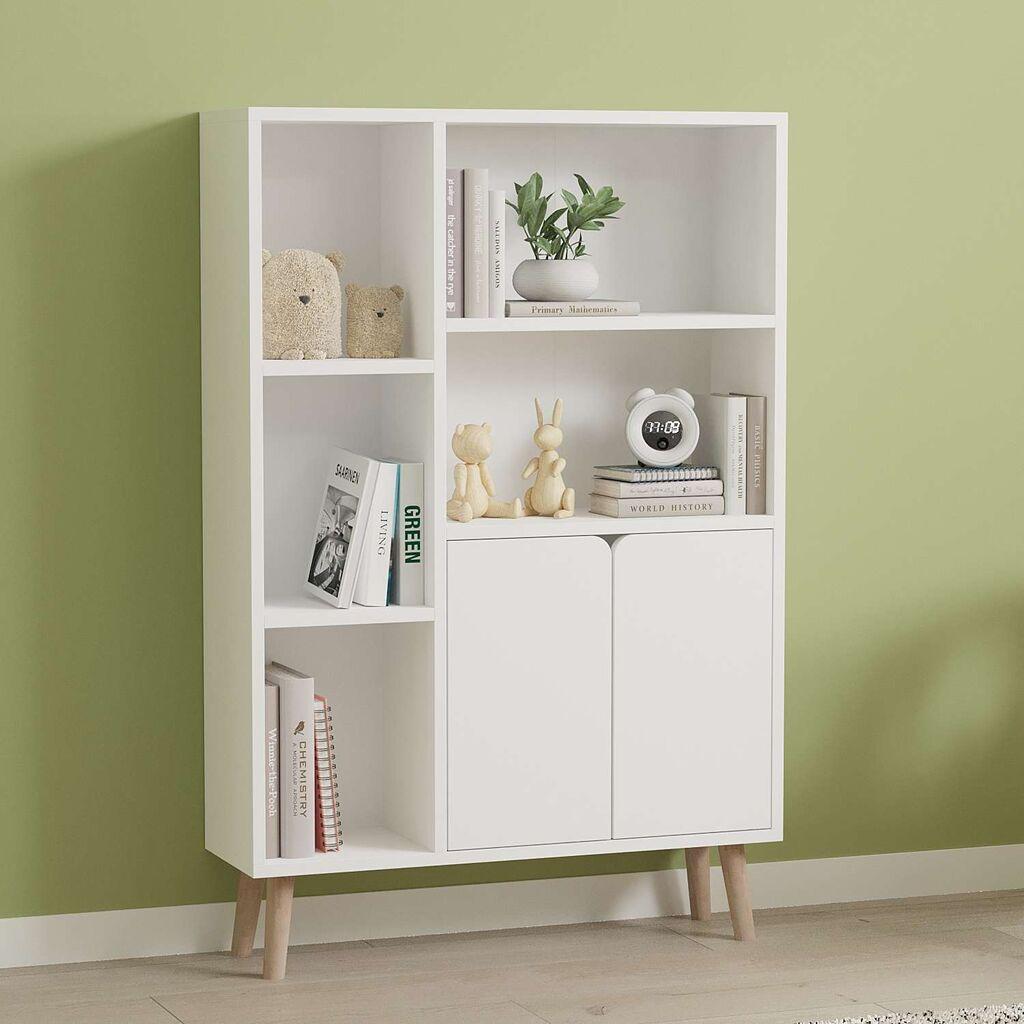 Hanah Home Polica za knjige Lumo, 25x48.6x50 cm, Bijela