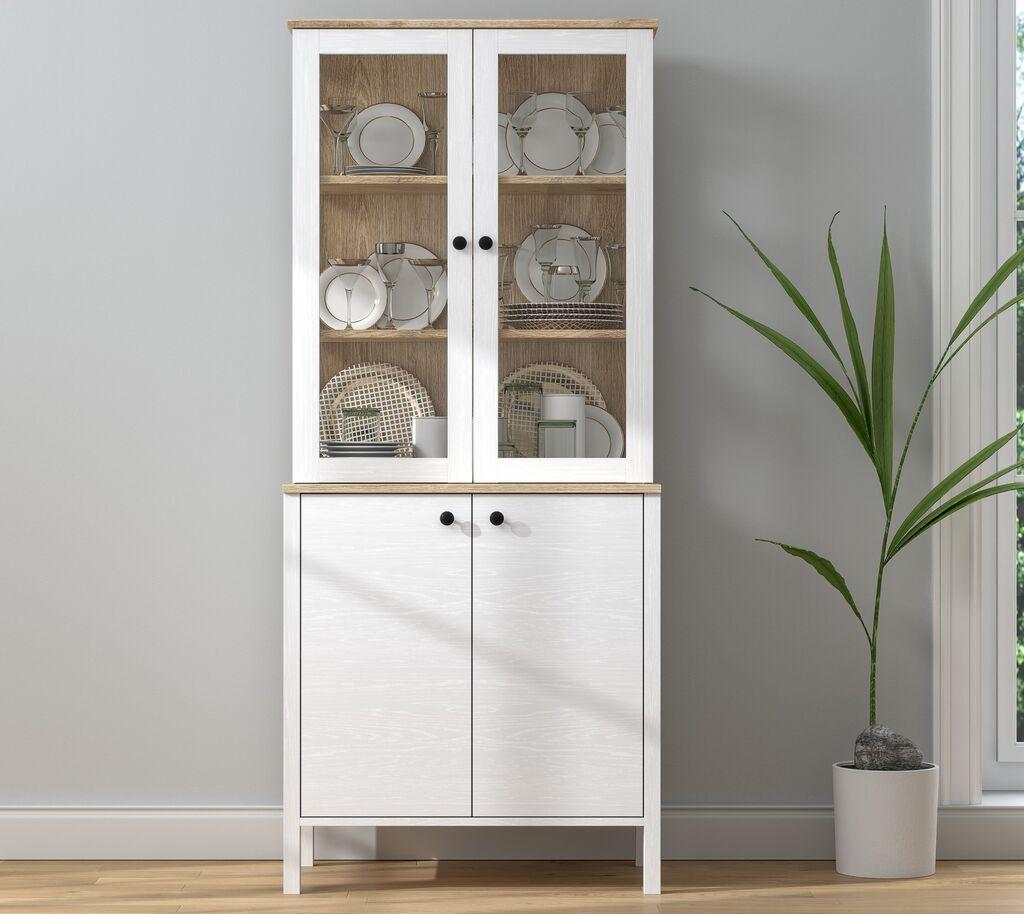 Hanah Home Bookshelf FRN-20070, 83x194x47 cm, Bijela