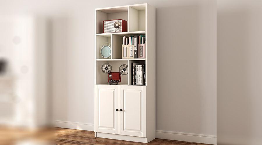 Hanah Home Bookshelf Rb-023, 70x180x33 cm, Bijela