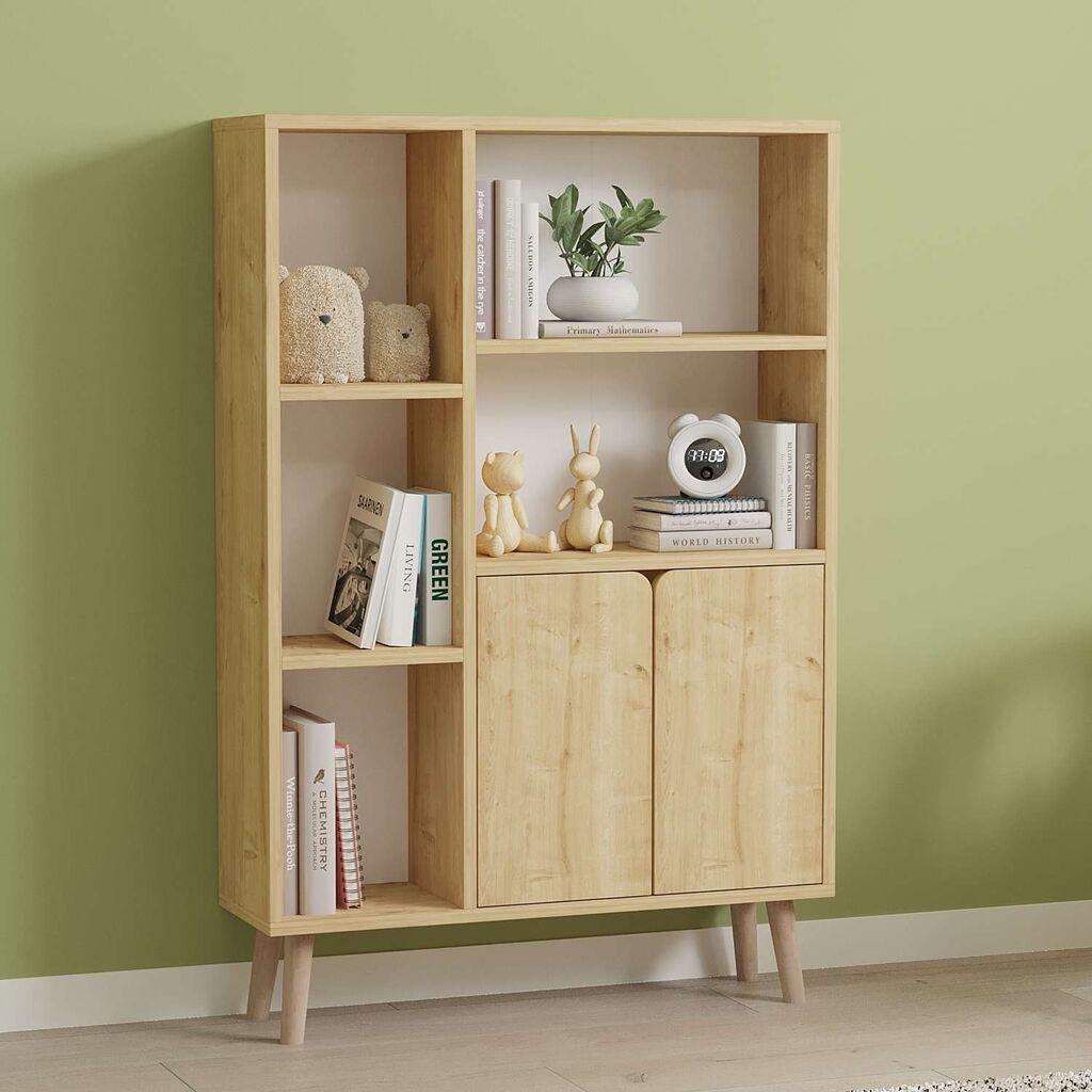 Hanah Home Bookshelf Lumo, 25x48,6x50 cm, Boja hrasta