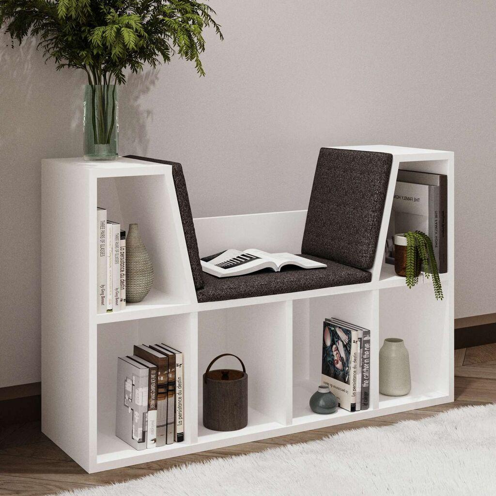 Hanah Home Bookshelf Livora, 103x63x30 cm, Bijela