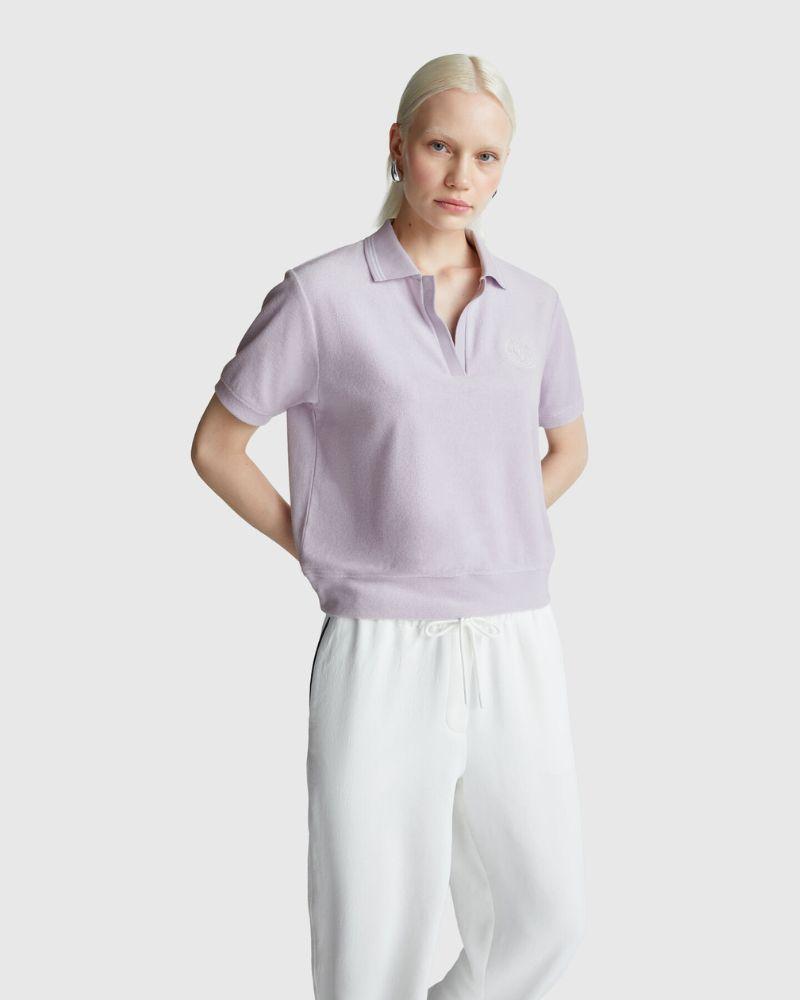 Benetton Ženska polo majica kratkih rukava 3950D3012-2K1-M, Lila