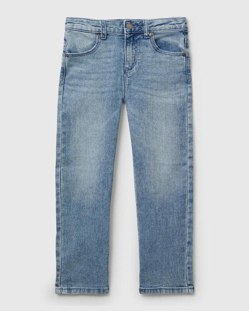 Benetton Pantalone za djevojčice 4PORCE048G-902-S, Svijetloplave