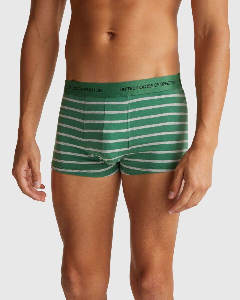 Benetton Muške bokserice 3VPS2X01H-903-XL, Zelene