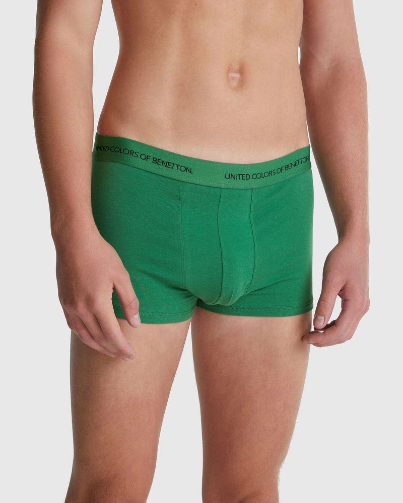 Benetton Muške bokserice 3OP82X077-248-L, Zelene
