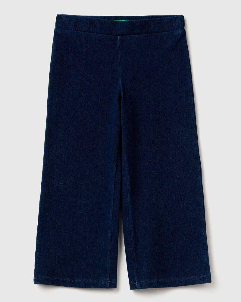 Benetton Pantalone za djevojčice 4I42GE02SP-901-XS, Teget