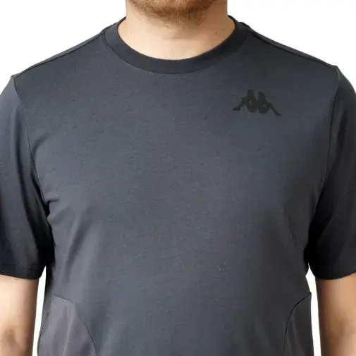 Muška majica kratkih rukava Kappa Gillido, tamnosiva