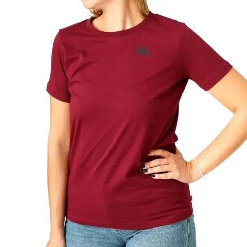 Ženska majica kratkih rukava Kappa Gasol, bordo
