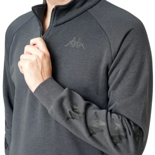 Kappa muška dukserica Gaspacio, tamno siva