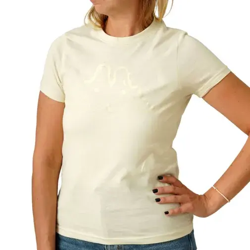 Kappa ženska majica kratkih rukava s logom Bram, bijela