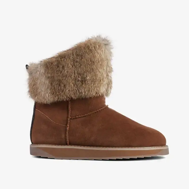 COQUI ženske čizme sa krznom Valenka, Smeđe