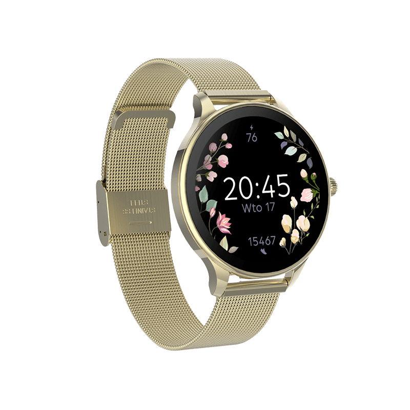 Forever Pametni sat Velora SB-306,  AMOLED, Zlatne boje