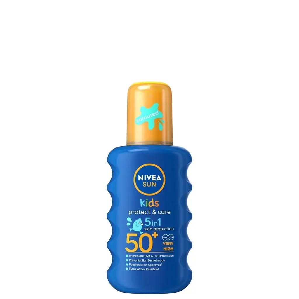 Nivea dječji sprej za zaštitu od sunca u boji, SPF50+, 200 ml
