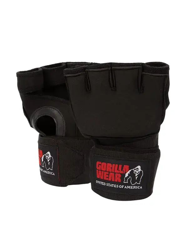 Gorilla Wear Bokserske gel bandaže, Crne