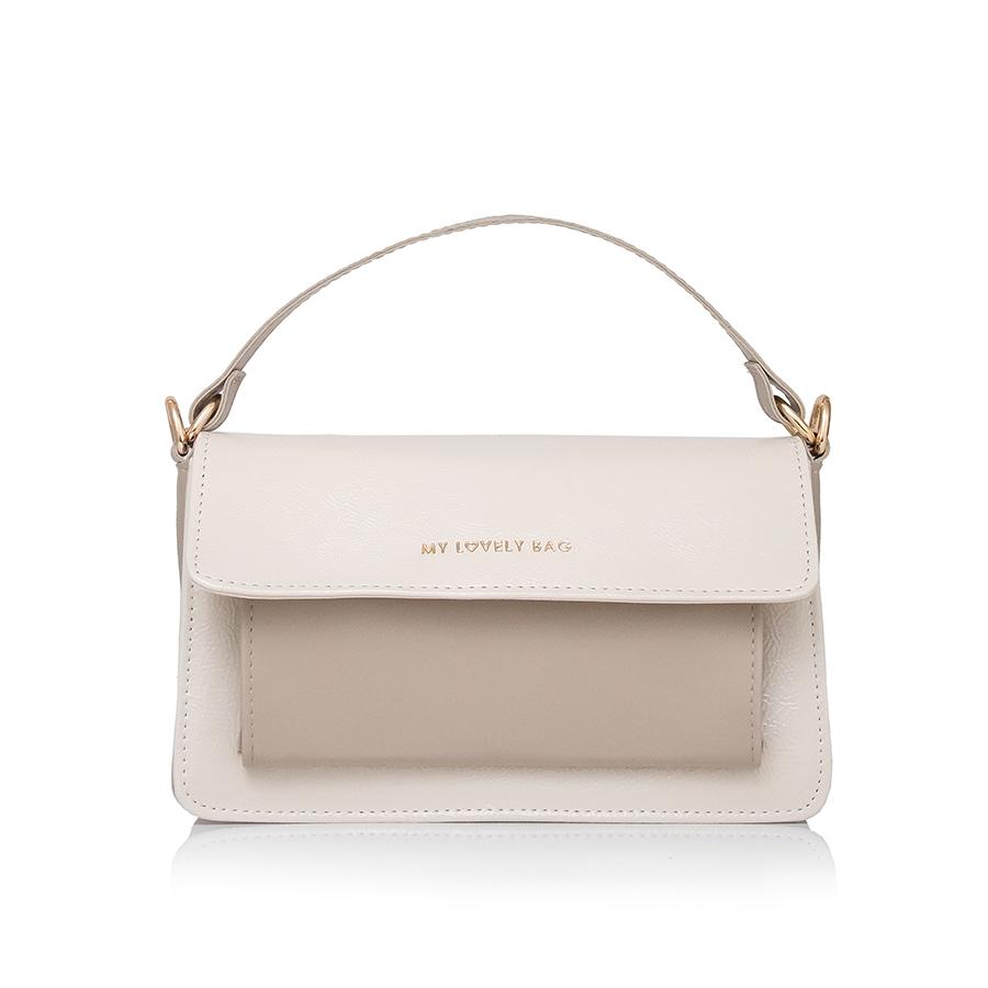 Lovely Bag Destiny - Bež Torba, Zlatni Metal