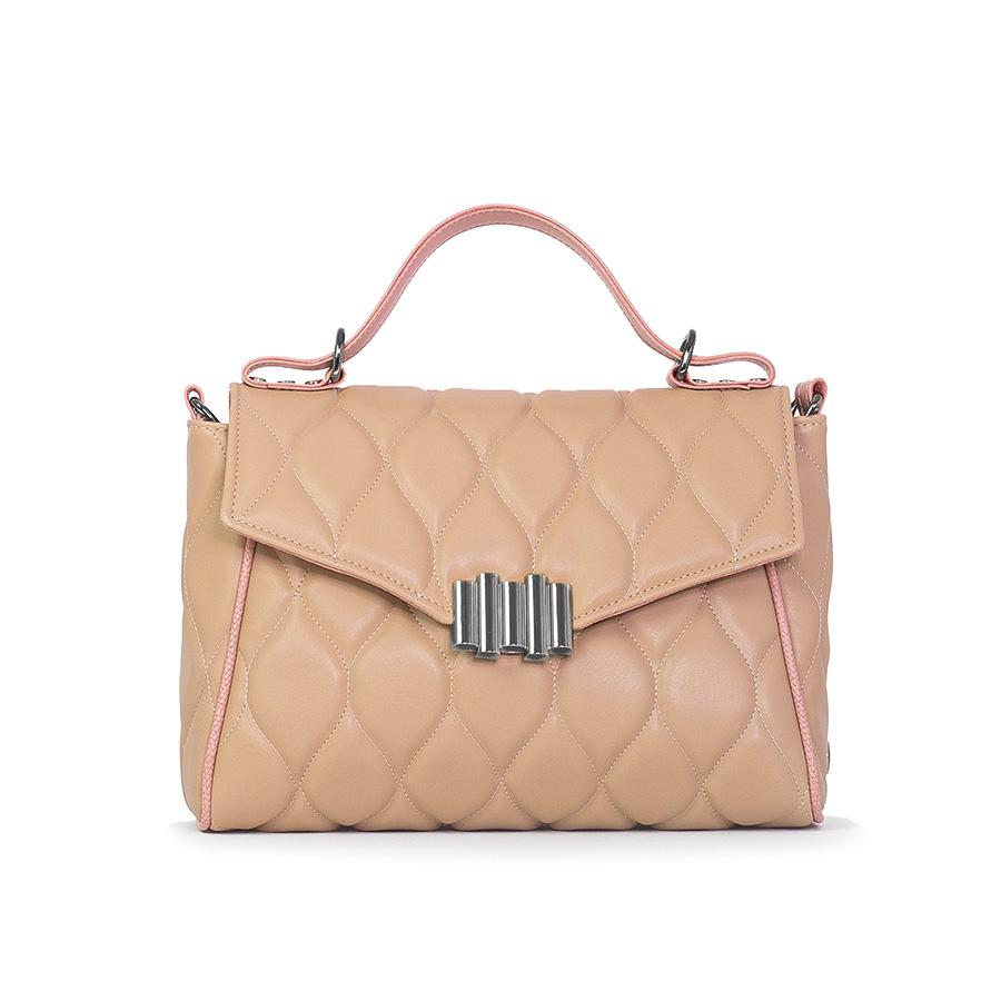 Lovely Bag City - Tamno Bež Torba, Crni Metal